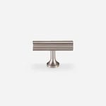 Celle - Brushed Silver Nickel Brass Pull - Architectural Hardware - Brushed Silver Nickel Brass