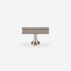 Celle - Brushed Silver Nickel Brass Pull - Architectural Hardware - Brushed Silver Nickel Brass
