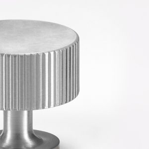 Celle - Brushed Silver Nickel Brass Knob - Architectural Hardware - Brushed Silver Nickel Brass