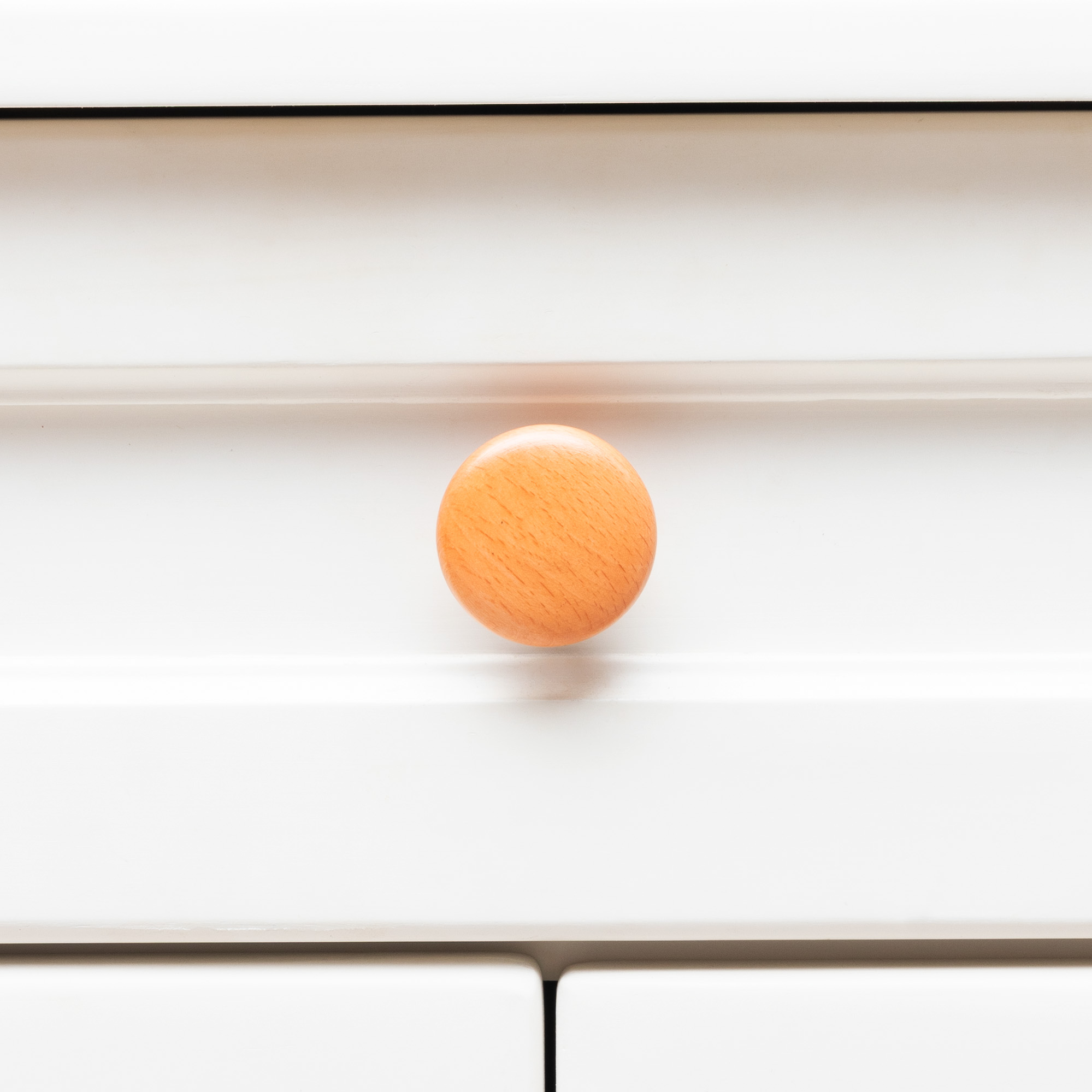 Loch - Beech Button Round Knob - Architectural Hardware - Beech Button Round