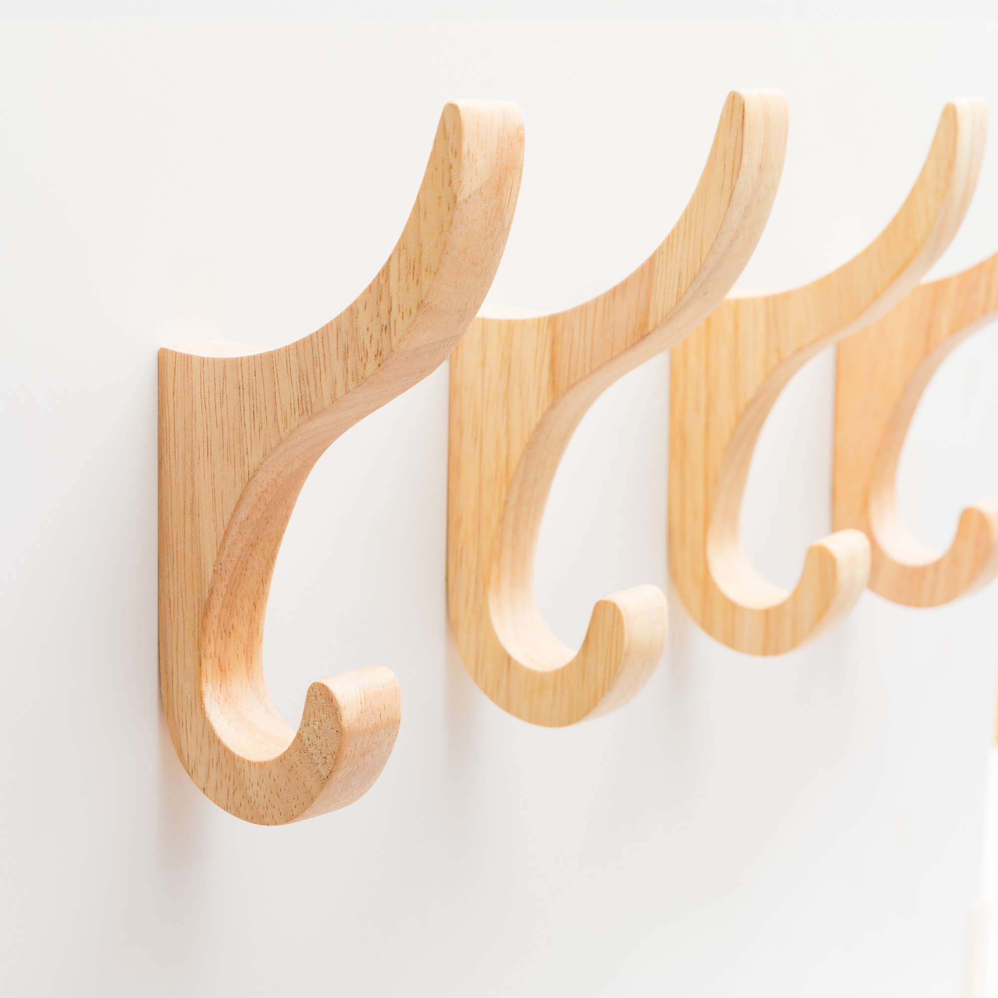 Top & Tail Wooden Wall Hook - Architectural Hardware - Top & Tail Wooden Wall Hook