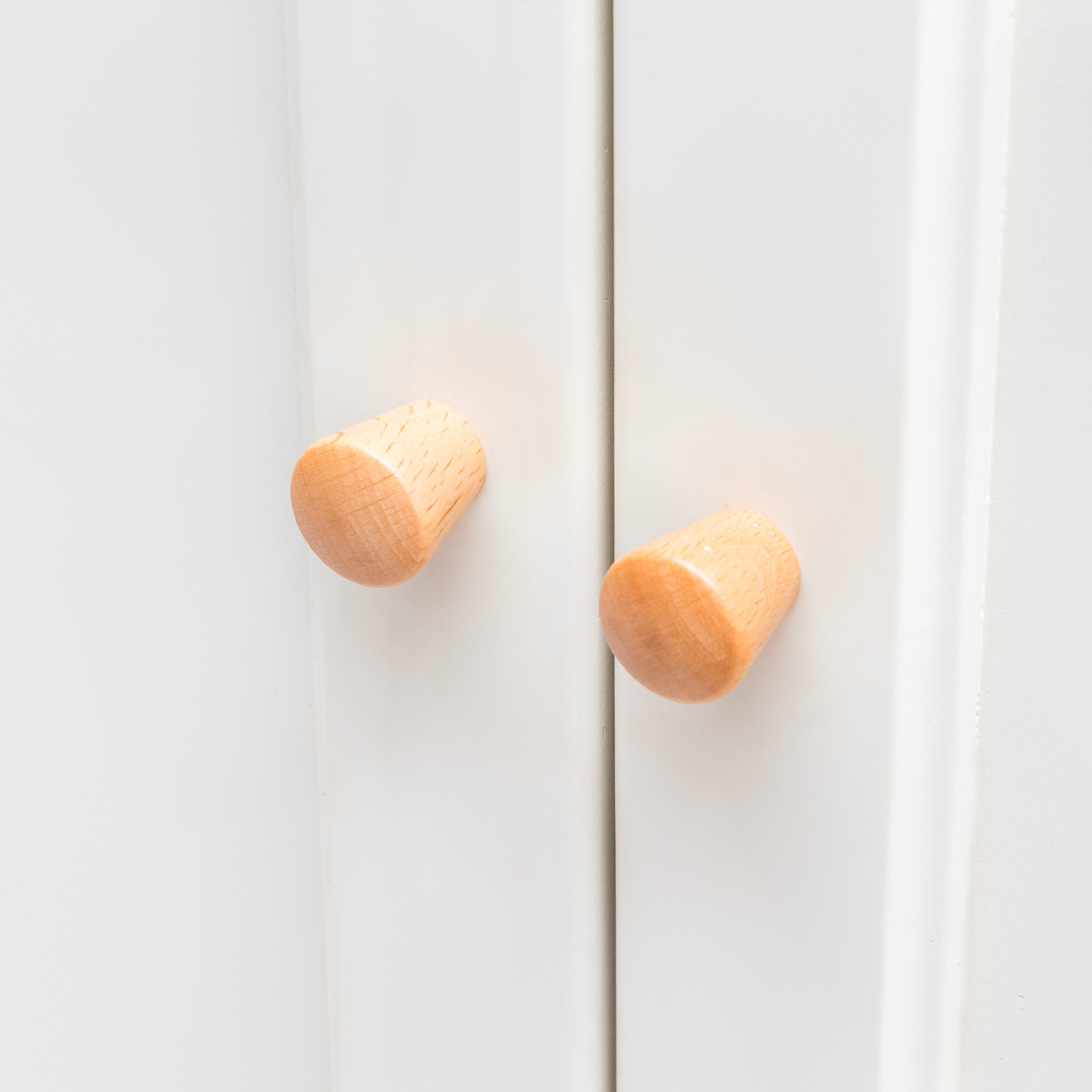 Loch - Beech Wood Cylinder Knob - Architectural Hardware - Beech Wood Cylinder Knob