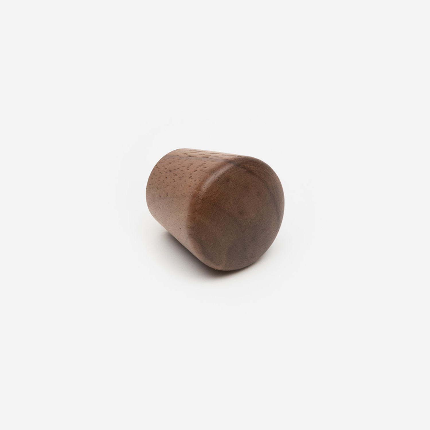 Loch - Walnut Wood Cylinder Knob - Architectural Hardware - Walnut Wood Cylinder Knob