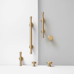 Arezzo - Brushed Brass Handle - Architectural Hardware - Brushed brass