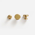 Arezzo - Brushed Brass Handle - Architectural Hardware - Brushed brass