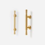 Arezzo - Brushed Brass Handle - Architectural Hardware - Brushed brass