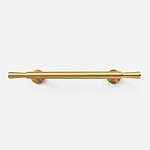 Arezzo - Brushed Brass Handle - Architectural Hardware - Brushed brass