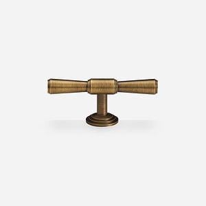 Arezzo - Antique Bronze Brass Handle - Architectural Hardware - Antique Bronze