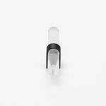 Hesse - Acrylic and Matte Black Brass T-Bar Pull - Architectural Hardware - Acrylic and Matte Black Brass