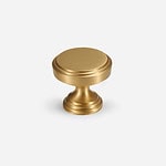 Arezzo - Brushed Brass Handle - Architectural Hardware - Brushed brass