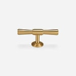 Arezzo - Brushed Brass Pull - Architectural Hardware - Brushed Brass