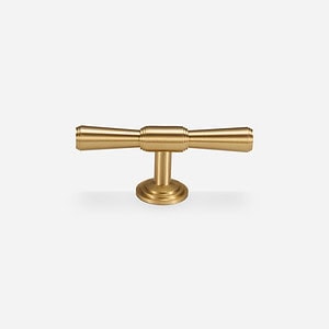 Arezzo - Brushed Brass Pull - Architectural Hardware - Brushed Brass