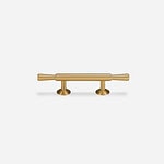 Arezzo - Brushed Brass Handle - Architectural Hardware - Brushed brass