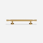 Arezzo - Brushed Brass Handle - Architectural Hardware - Brushed brass