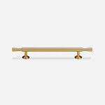 Arezzo - Brushed Brass Handle - Architectural Hardware - Brushed brass