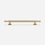 Arezzo - Brushed Brass Handle - Architectural Hardware - Brushed brass