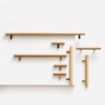 Torgny - Beech Wood and Matte Brass Pull - Architectural Hardware - Matte Brass