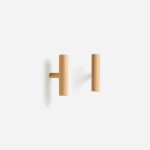 Torgny - Beech Wood and Matte Brass Pull - Architectural Hardware - Matte Brass