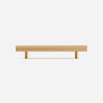 Torgny - Beech Wood and Matte Brass Handle - Architectural Hardware - Matte Brass
