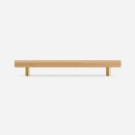 Torgny - Beech Wood and Matte Brass Handle - Architectural Hardware - Matte Brass