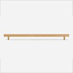 Torgny - Beech Wood and Matte Brass Handle - Architectural Hardware - Matte Brass