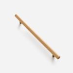 Torgny - Beech Wood and Antique Bronze Brass Handle - Architectural Hardware - Antique Bronze Brass Handle