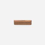 Loch - Walnut Wood Curved Slimline Handle - Cabinet Handles - Walnut Wood Curved Slimline Handle