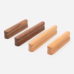 Loch - Beech Wood Curved Slimline Handle - Cabinet Handles - Beech Wood Curved Slimline Handle