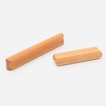 Loch - Beech Wood Curved Slimline Handle - Cabinet Handles - Beech Wood Curved Slimline Handle