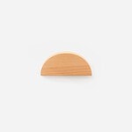 Loch - Beech Wood Half Moon Handle - Architectural Hardware - Beech Wood Half Moon Handle
