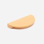 Loch - Beech Wood Half Moon Handle - Architectural Hardware - Beech Wood Half Moon Handle