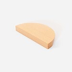Loch - Beech Wood Half Moon Handle - Architectural Hardware - Beech Wood Half Moon Handle