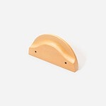 Loch - Beech Wood Half Moon Handle - Architectural Hardware - Beech Wood Half Moon Handle