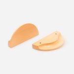 Loch - Beech Wood Half Moon Handle - Architectural Hardware - Beech Wood Half Moon Handle