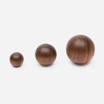 Loch - Walnut Wood Sphere Knob - Architectural Hardware - Walnut Wood Sphere Knob