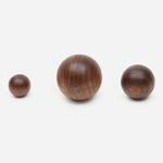Loch - Walnut Wood Sphere Knob - Architectural Hardware - Walnut Wood Sphere Knob