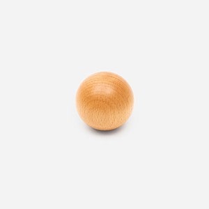 Loch - Beech Wood Sphere Knob - Architectural Hardware - Beech Wood Sphere Knob