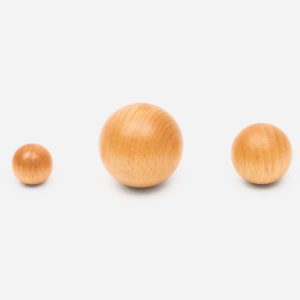 Loch - Beech Wood Sphere Knob - Architectural Hardware - Beech Wood Sphere Knob