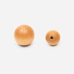 Loch - Beech Wood Sphere Knob - Architectural Hardware - Beech Wood Sphere Knob