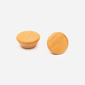Loch - Beech Wood Cone Knob - Architectural Hardware - Beech Wood Cone Knob