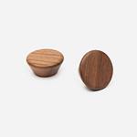 Loch - Walnut Wood Cone Knob - Architectural Hardware - Walnut Wood Cone Knob