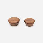 Loch - Walnut Wood Cone Knob - Architectural Hardware - Walnut Wood Cone Knob