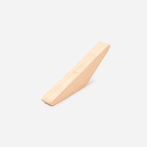 Rubber Wood Wedged Wall Hook - Architectural Hardware - Rubber Wood Wedged Wall Hook