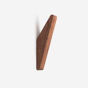 Rubber Wood Wedged Wall Hook - Architectural Hardware - Rubber Wood Wedged Wall Hook