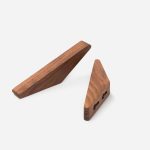 Rubber Wood Wedged Wall Hook - Architectural Hardware - Rubber Wood Wedged Wall Hook