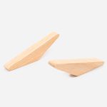 Rubber Wood Wedged Wall Hook - Architectural Hardware - Rubber Wood Wedged Wall Hook