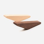 Rubber Wood Wedged Wall Hook - Architectural Hardware - Rubber Wood Wedged Wall Hook