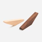 Rubber Wood Wedged Wall Hook - Architectural Hardware - Rubber Wood Wedged Wall Hook