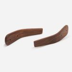 Walnut Wood Bend Hook - Architectural Hardware - Walnut Wood Bend Hook