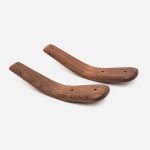 Walnut Wood Bend Hook - Architectural Hardware - Walnut Wood Bend Hook
